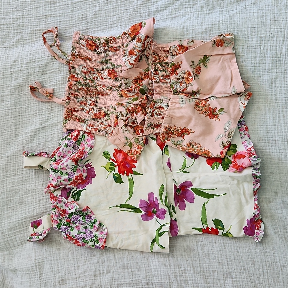 Girl's summer outfits. Bonnie Baby 24m. Worn once.